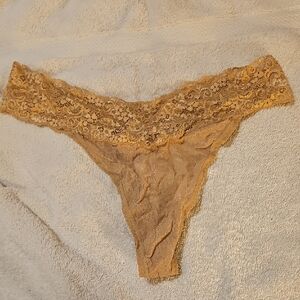 Soma Golden Lace Thong